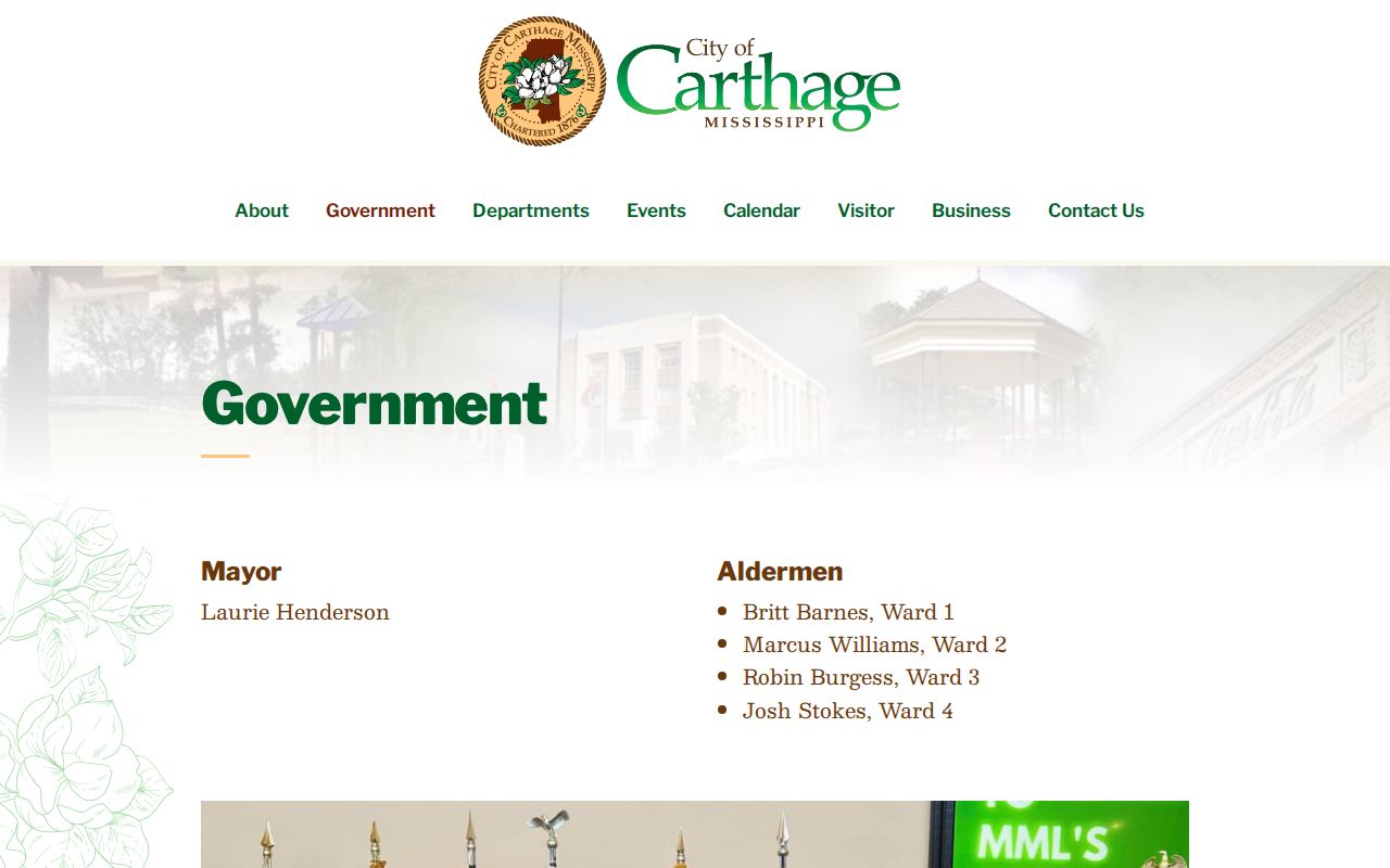 Carthage court records municipal court and city clerk route