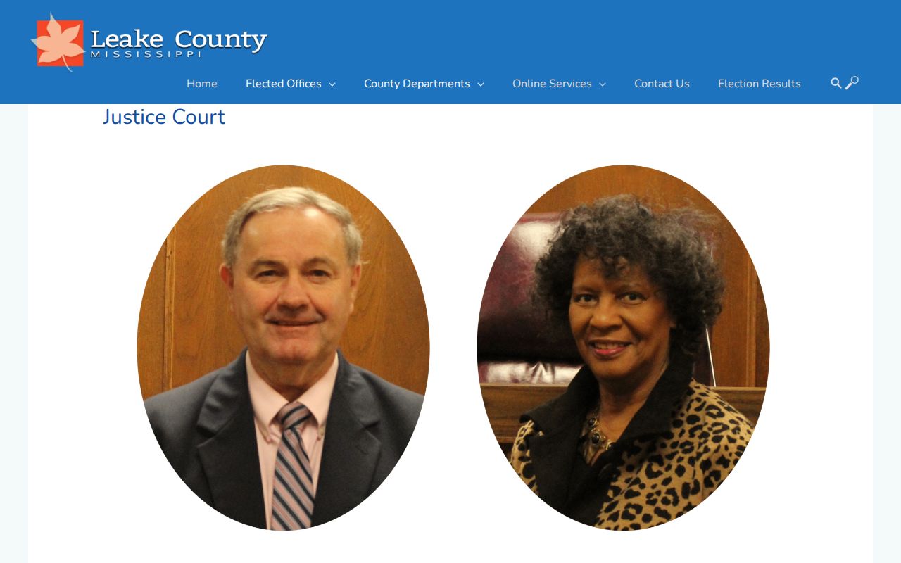 Lena court records Leake Justice Court ticket route