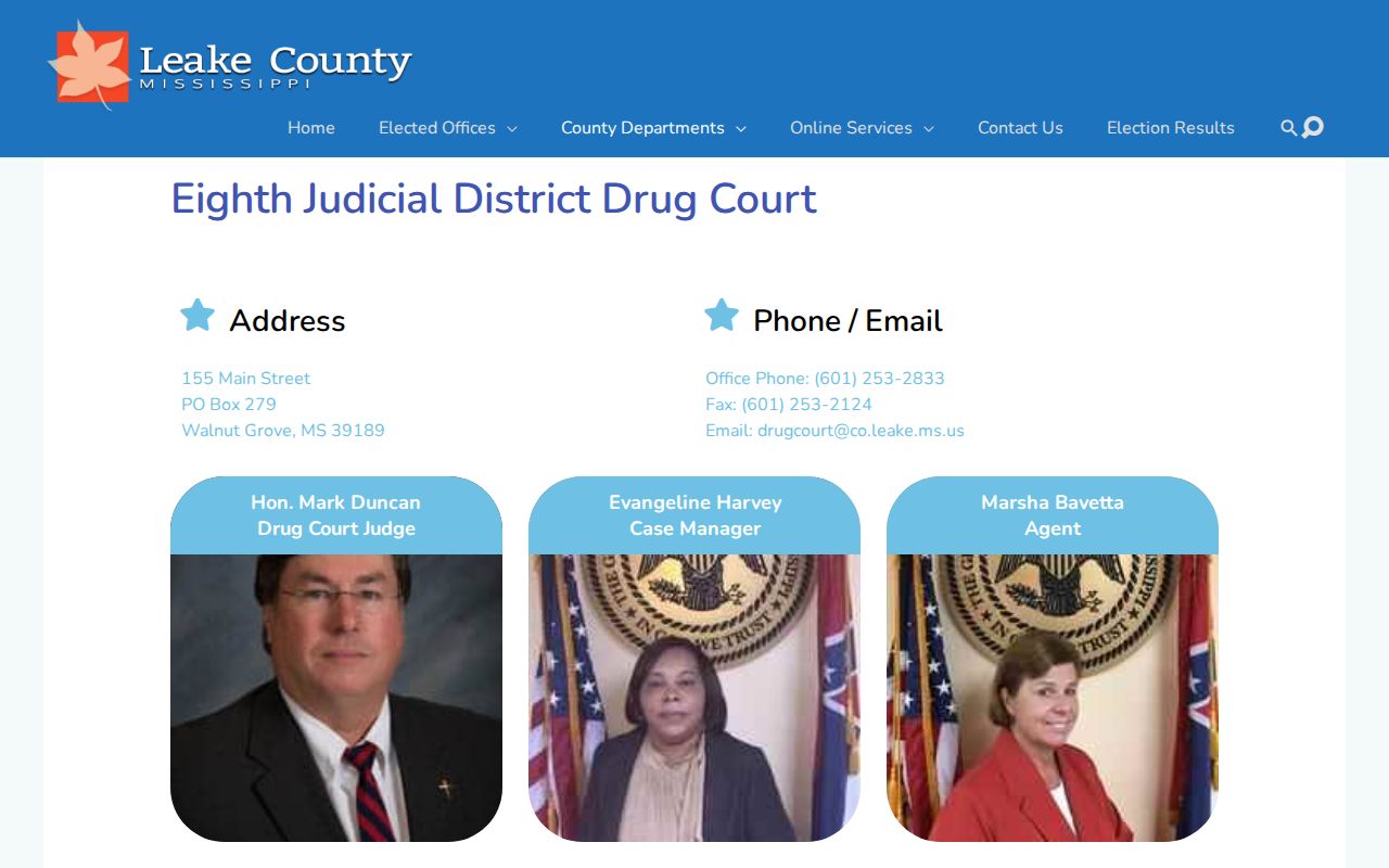 Walnut Grove court records regional Drug Court program route